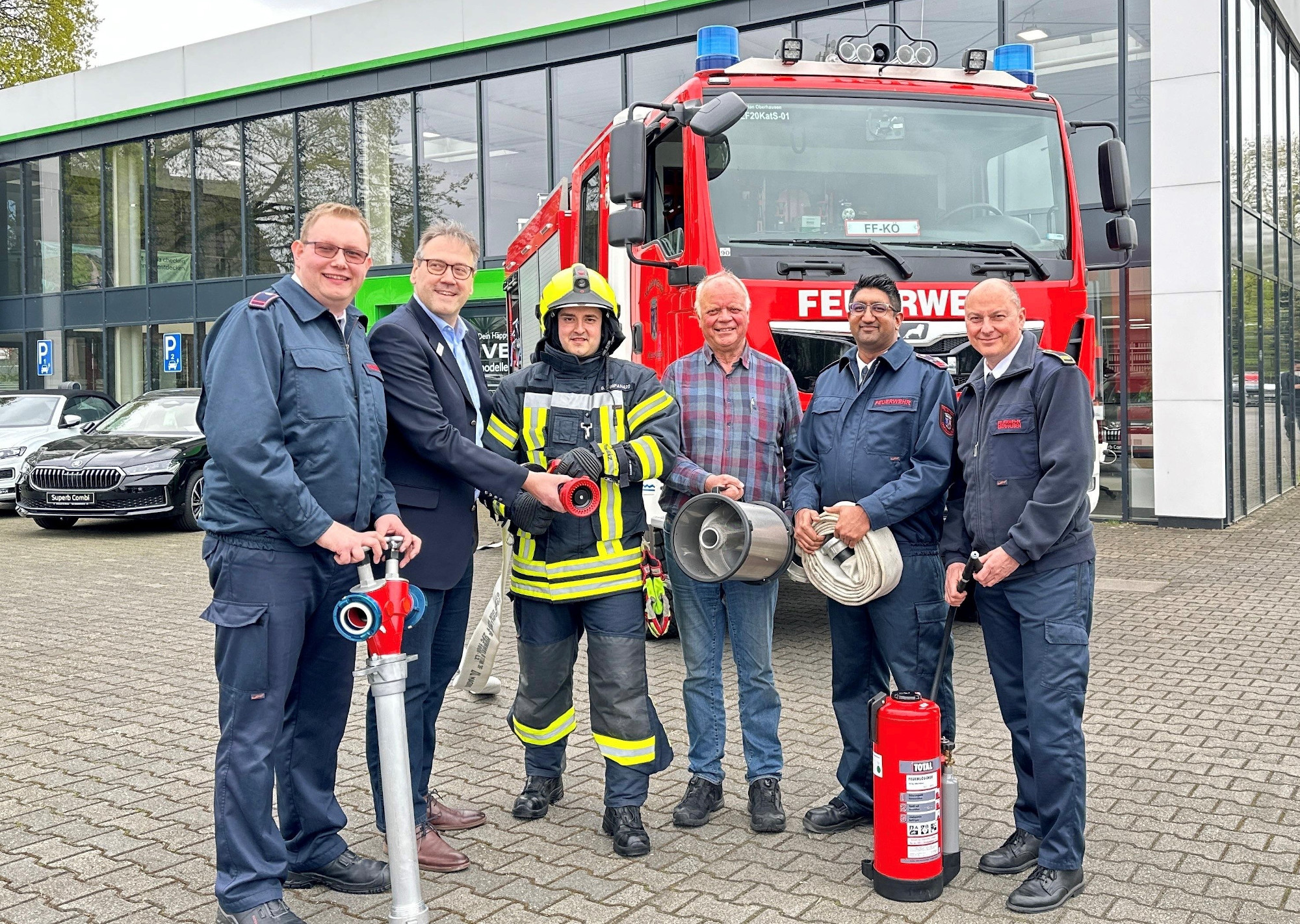 Freiwillige Feuerwehr Königshardt feiert 100-jähriges Bestehen