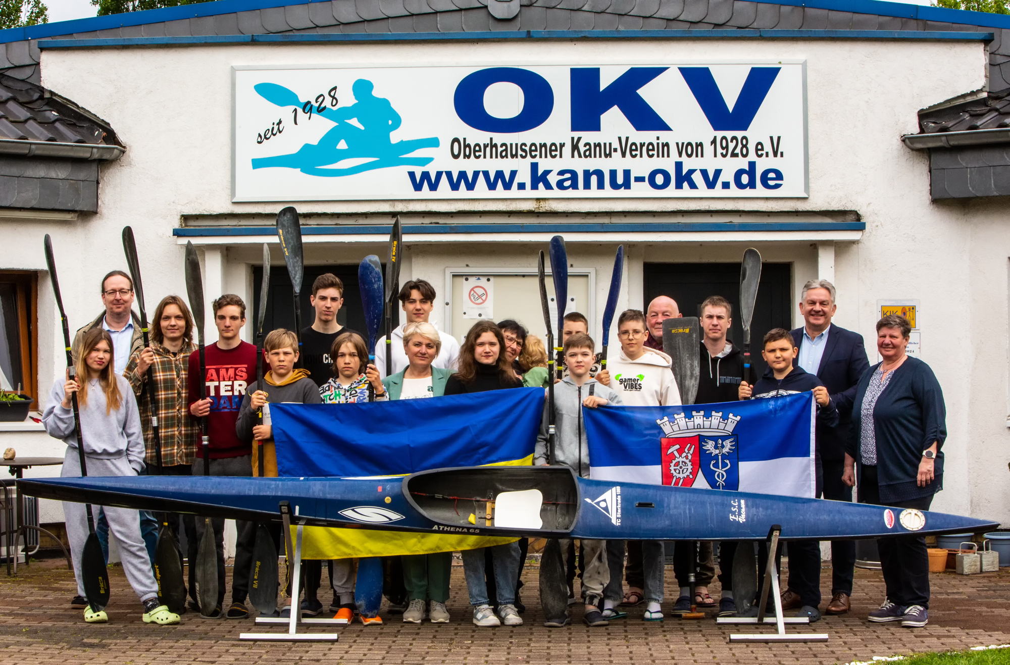Oberhausener Kanuverein zeigt aktive Solidarität mit Saporishja